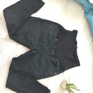 BellaVida faded black maternity jeans